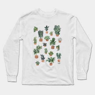 House plants collection Long Sleeve T-Shirt